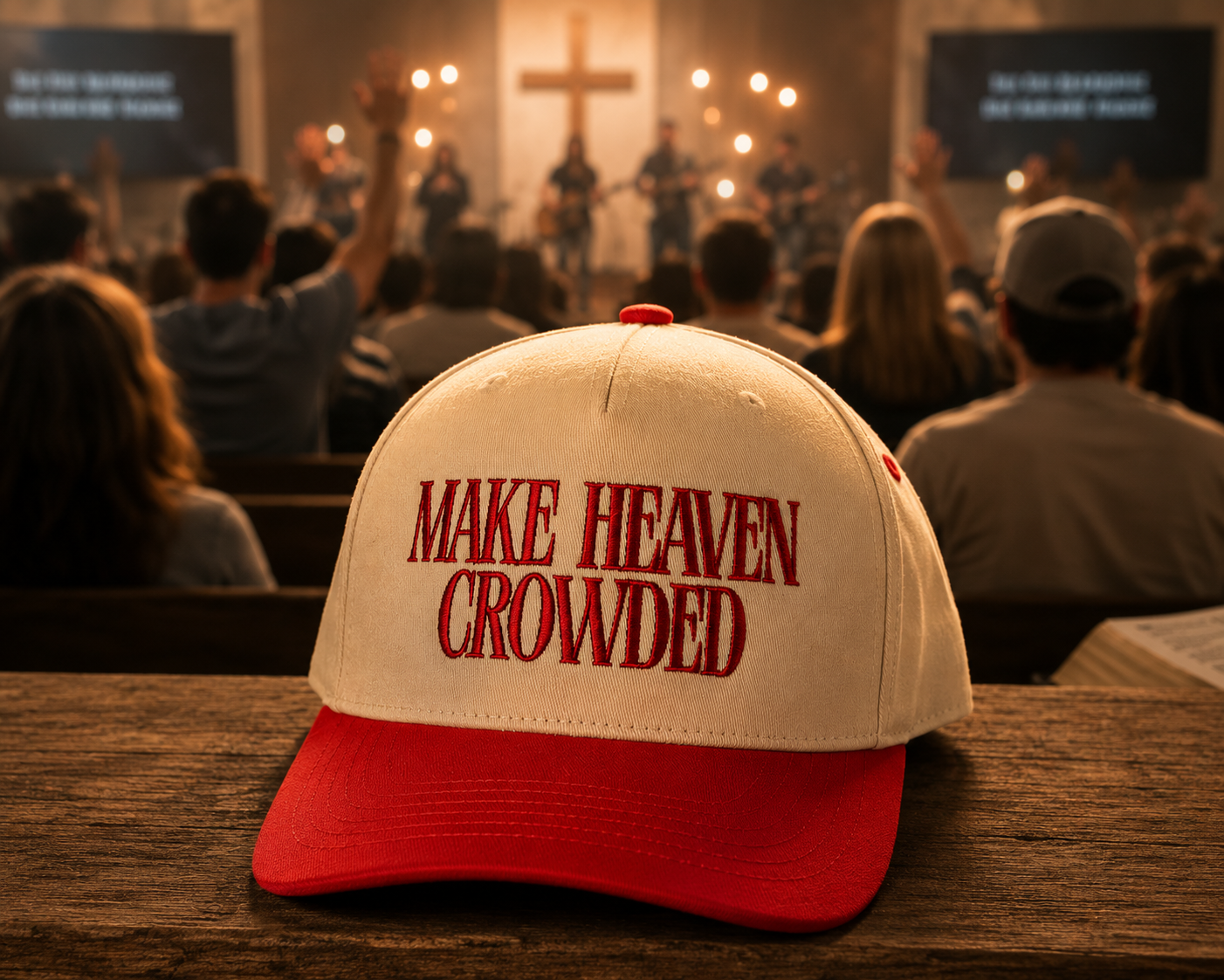 MAKE HEAVEN CROWDED RED