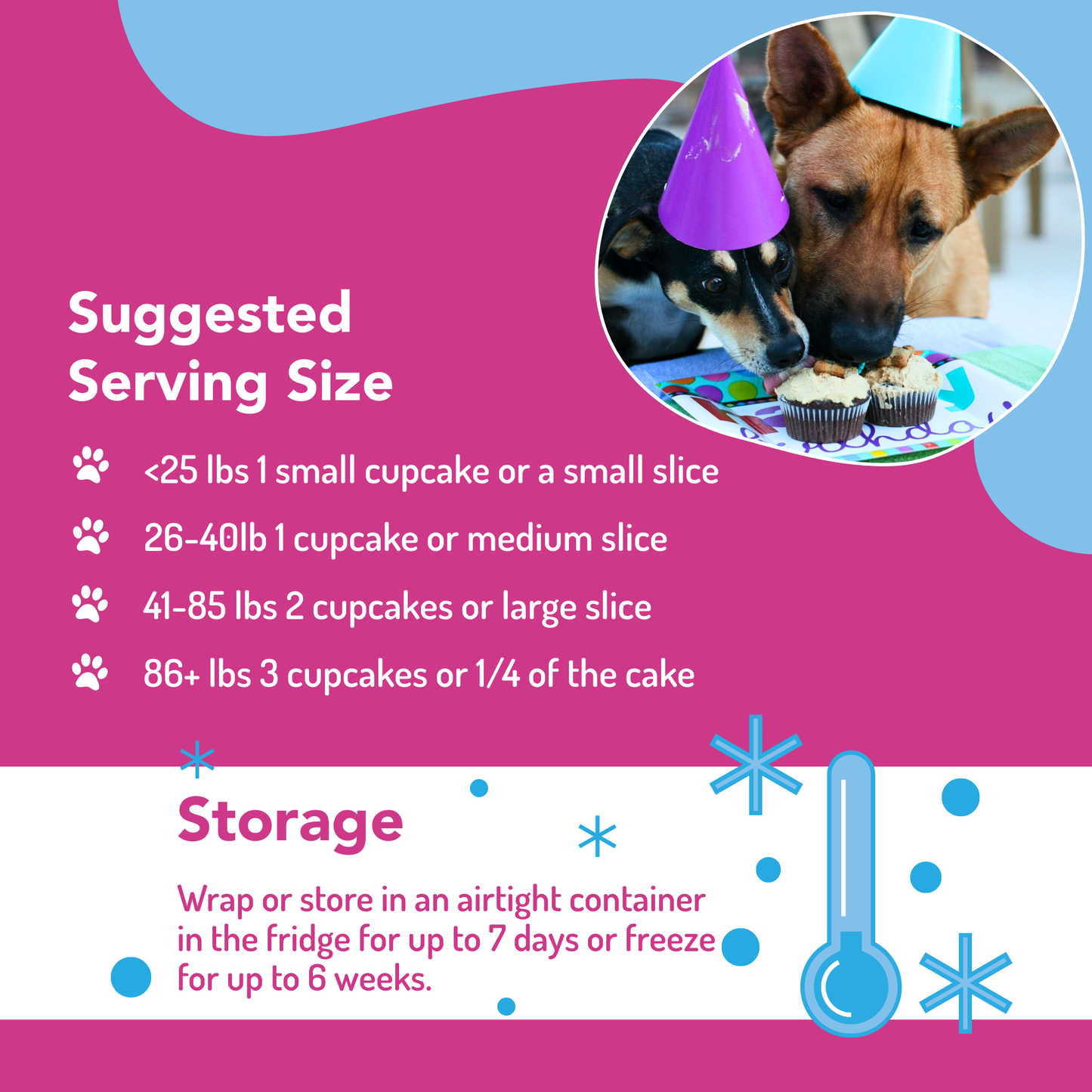 Puppy Cake - Dog Birthday with Pupfetti Sprinkles